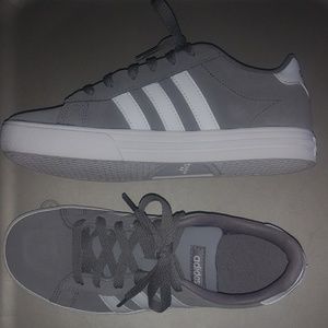 Gray & White Adidas